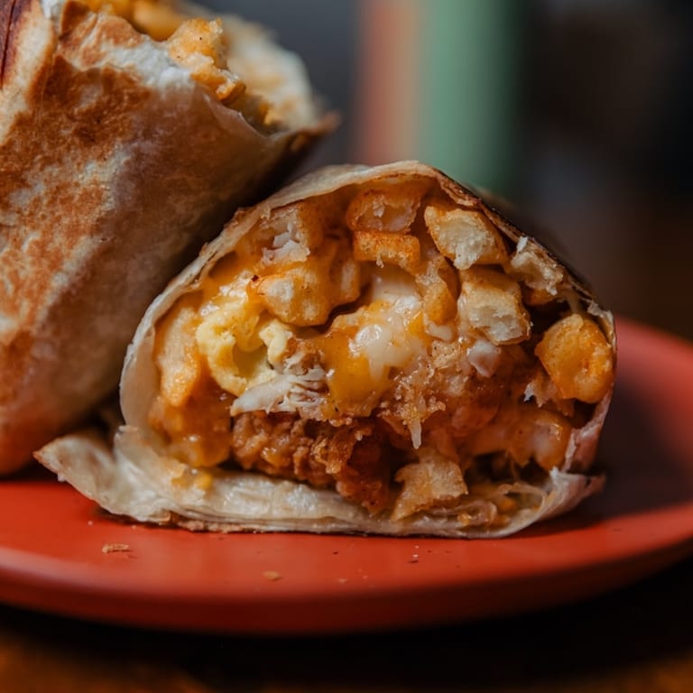 Delicious Breakfast Burrito Awaits